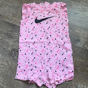 Nike ruffle sleeve romper